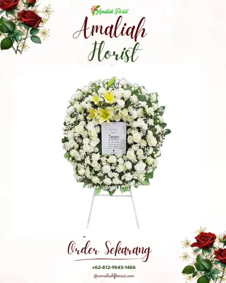 Krans Bunga Duka Sakra Barat